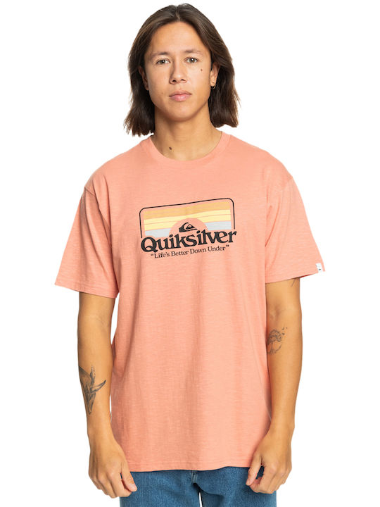 Quiksilver Herren T-Shirt Kurzarm Orange