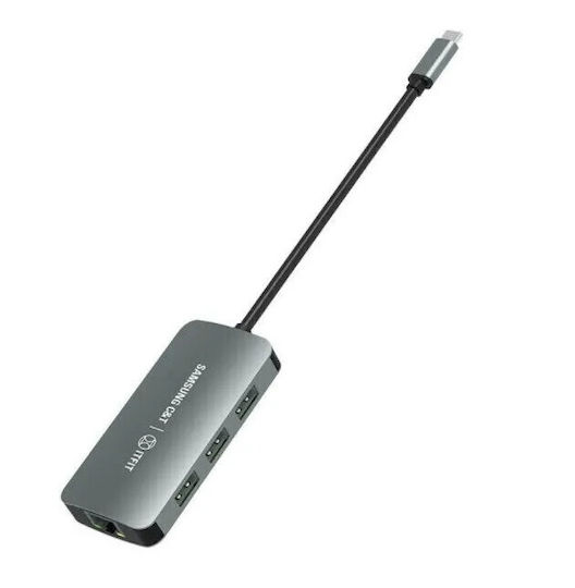 Samsung USB-C Docking Station με HDMI 4K PD Ethernet Ασημί