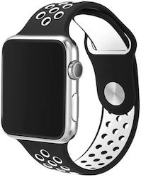 Edman Silicone Sport Strap Apple Watch Ultra Se 9 8 7 6 5 4 3 2 1 38 40 41 Mm Size S Black Alb Edman Silicone Sport Strap Apple Watch Ultra Se 9 8 7 6 5 4 3 2 1 38 40 41 Mm Size S Black Alb