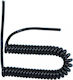 Netzkabel mit Durchmesser 3x1mm² in Schwarz Far...