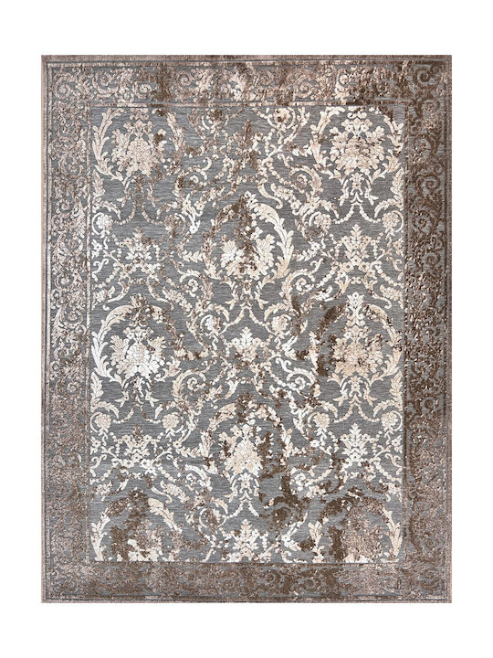 Klonaras Zira 7336 Rug Rectangular Grey Cream