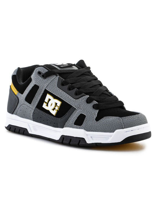 DC Herren Sneakers Black / Grey / Yellow