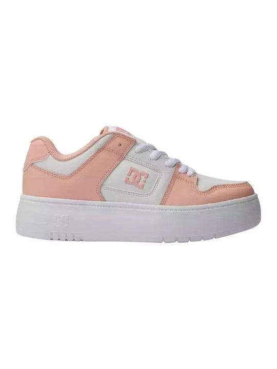 DC Manteca 4 Platform Sneakers White / Peach