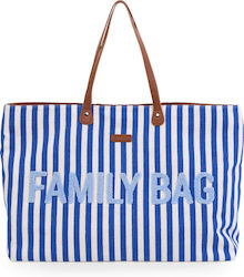 Childhome Diaper Bag Shoulder/Hand Blue 55x18x40cm