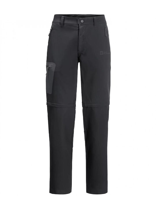 Jack Wolfskin Active Track Bărbați Lung Pantaloni Drumeție Negru