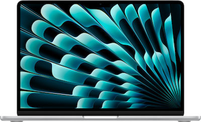 Apple MacBook Air 13" (2024) 13.6" Retina Display (M3-8-core/16GB/512GB SSD) Silver (International English Keyboard)