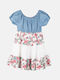 Joyce Kids Dress Denim