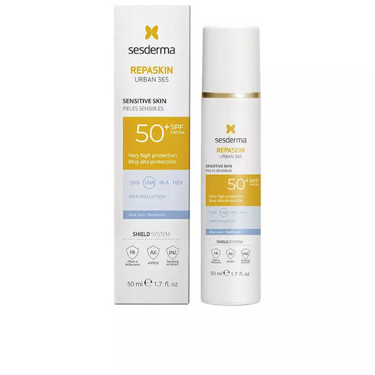 Sesderma Repaskin Sensitive Skin Cremă Antisolară Waterproof Pentru Față Protectie Solara (SPF50+) 50ml