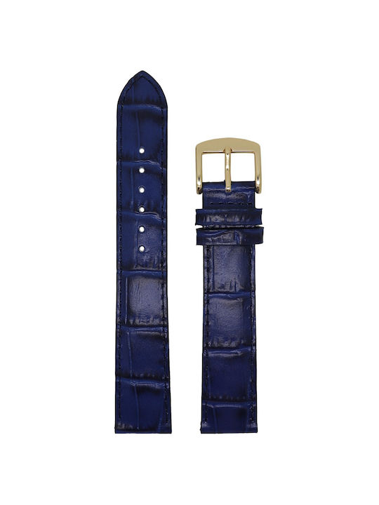 Rochet Leather Strap Blue 18mm