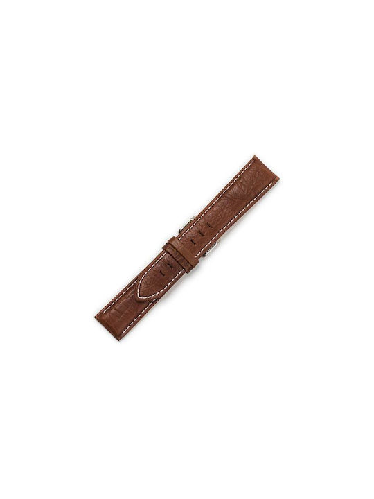 KOSTELO Leather Strap Brown 22mm