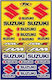 Set de autocolante Galben