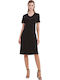 Summer Midi Dress Black FΟ-4328