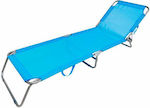 Sunbed Metal 600d Pvc Light Blue