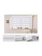 VS Home Jaluzele Rulou Semi-Blackout Dublu Alb L80xÎ180buc 25.008.0033
