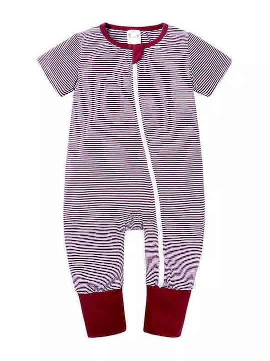 Edman Baby Bodysuit Set Purple