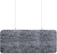 Audiodesigner Ecobaffle Rectangle Ηχοαπορροφητικό Πάνελ (4τμχ) 60cm x 120cm x 40mm σε Γκρι Χρώμα