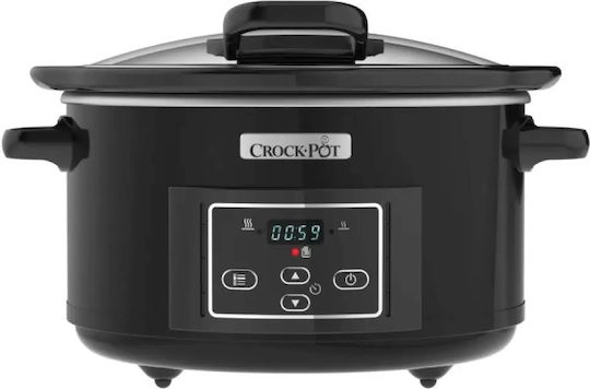 Crock-Pot Aragaz multifuncțional 220W cu Capacitate 4.7lt Negru