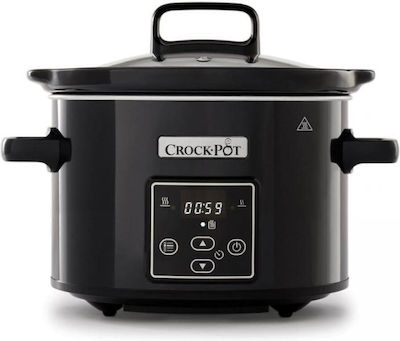 Crock-Pot Multifunktionskocher 220W mit Kapazität 2.4Es Schwarzer