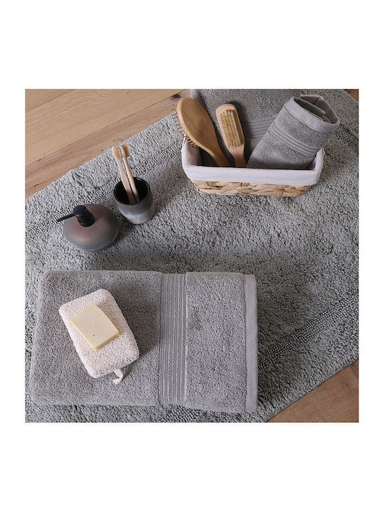 Nef-Nef Homeware Rutschfest Badematte Baumwolle Rechteckig Aegean 035274 Mocca -1168 70x120cm
