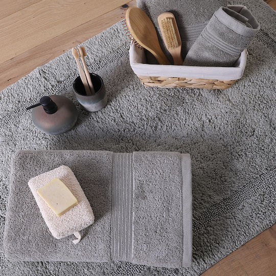 Nef-Nef Homeware Αντιολισθητικό Πατάκι Μπάνιου Βαμβακερό Aegean 035274 Mocca -1168 70x120εκ.