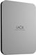 Lacie Mobile Drive v2 USB 3.2 Externe HDD 1TB 2.5" Silber