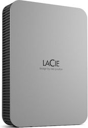 Lacie Mobile Drive v2 USB 3.2 External 2.5" HDD 4TB Silver