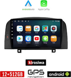 Kirosiwa Car-Audiosystem für Hyundai Sonate 2006-2009 (Bluetooth/USB/AUX/WiFi/GPS/Apple-Carplay/Android-Auto) mit Touchscreen 9"