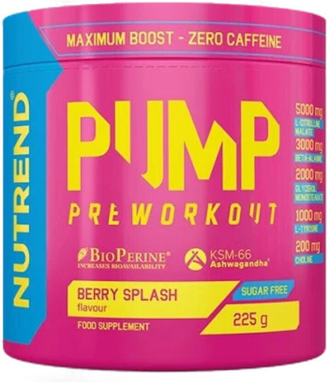Nutrend Pump 225gr Berry Splash