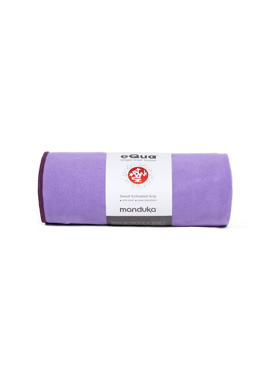 Manduka Equa Πετσέτα Yoga Γυμναστηρίου Μωβ