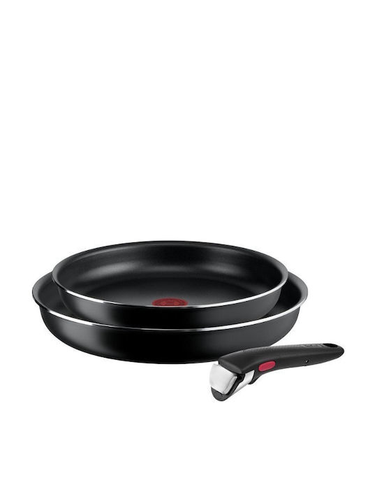 Tefal Pans Set of Aluminum with Non-stick Coating 3pcs