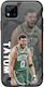 Nba Stars - Jason Tatum Back Cover Silicon / Tempered Glass Multicolor (Realme C11 2021)