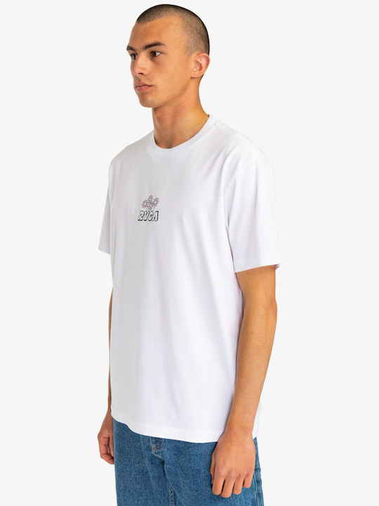 RVCA T-shirt Bărbătesc cu Mânecă Scurtă White