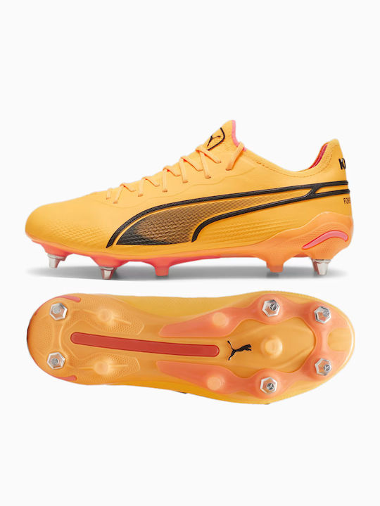 PUMA King Ultimate Футболни Обувки с Бутони Жълт