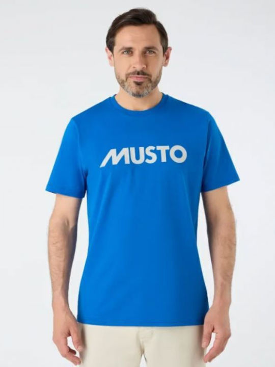 Musto Herren T-Shirt Kurzarm Aruba Blue