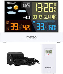 Meteo 05SP110B Ασύρματος Μετεωρολογικός Σταθμός Ψηφιακός Επιτραπέζιος Λευκός Meteo 05SP110B Ασύρματος Μετεωρολογικός Σταθμός Ψηφιακός Επιτραπέζιος Λευκός