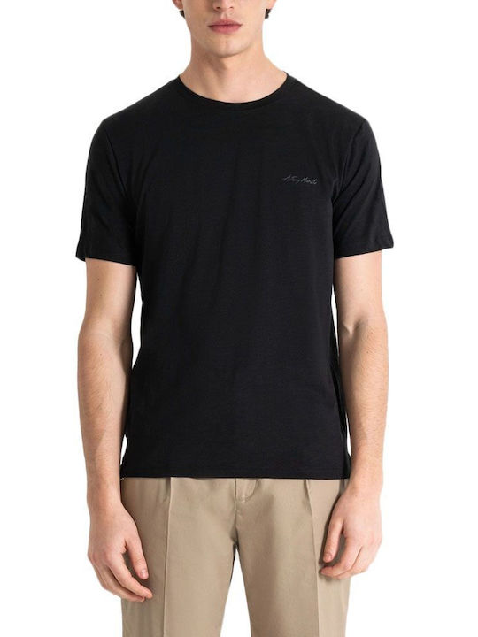 Antony Morato T-shirt Bărbătesc cu Mânecă Scurtă BLACK