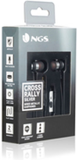 Ακουστικά Earbud Ngs Elec-headp-0294 Ασημί