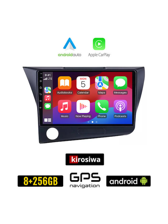 Kirosiwa Car Audio System for Honda CR-Z 2010-2016 (Bluetooth/USB/AUX/WiFi/GPS/Apple-Carplay/Android-Auto) with Touch Screen 9"