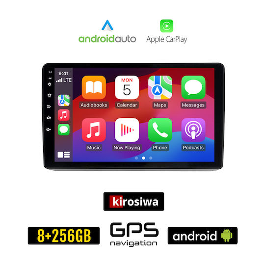 Kirosiwa Car Audio System for Citroen C4 / DS4 2018 (Bluetooth/USB/AUX/WiFi/GPS/Apple-Carplay/Android-Auto) with Touch Screen 10"