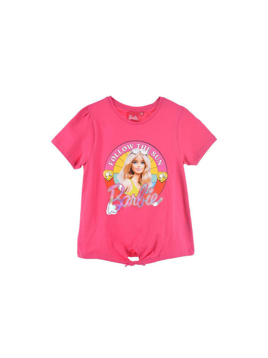 Superheroes Kids Blouse Fuchsia