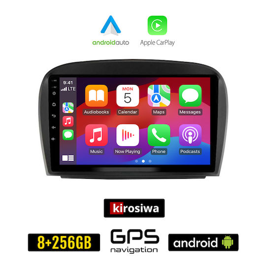 Kirosiwa Auto-Audiosystem für Mercedes-Benz Online-Handel 2006-2012 (Bluetooth/USB/WiFi/GPS/Apple-Carplay/Android-Auto) mit Touchscreen 9"