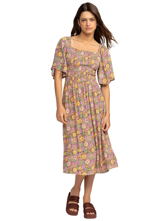 Roxy Midi Dress Floral