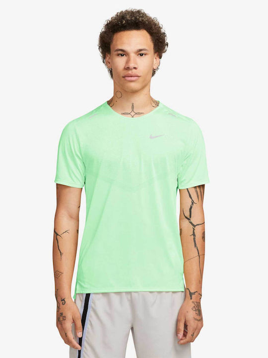 Nike Rise 365 Herren Shirt Kurzarm Dri-Fit Grün