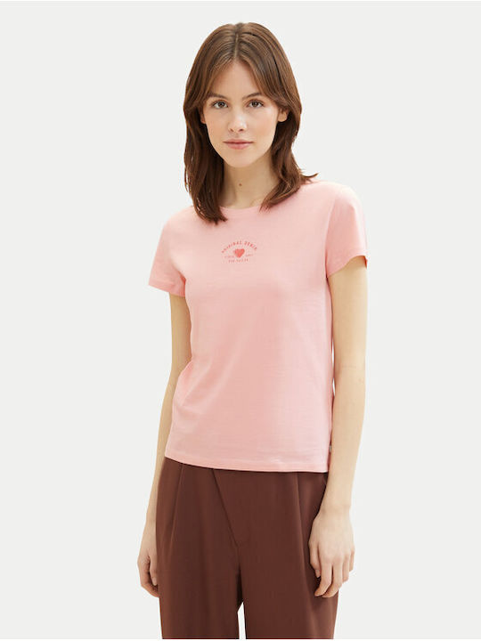 Tom Tailor Women's T-shirt Pink