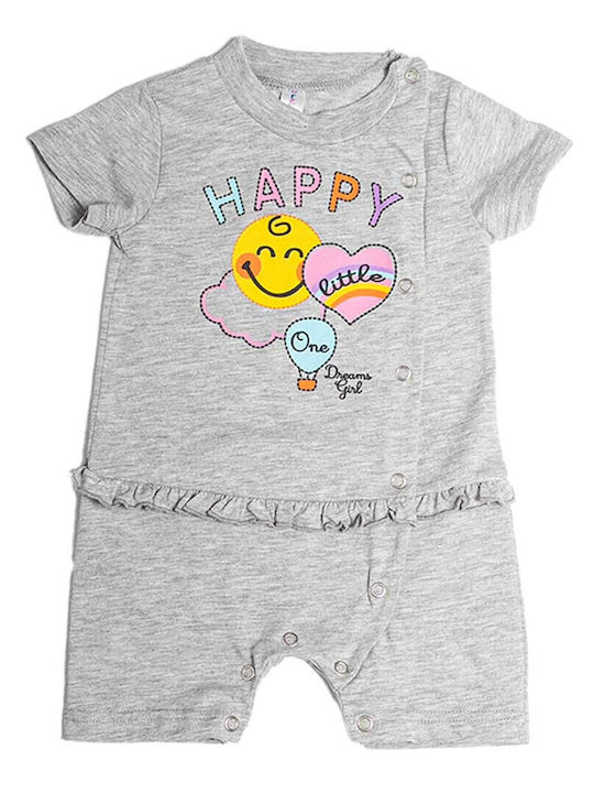 Dreams Set Baby Strampler Grey