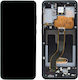Samsung O ecran cu Mecanism Tactil pentru SAMSUNG Galaxy S20 Plus, S20 Plus 5G (Negru)