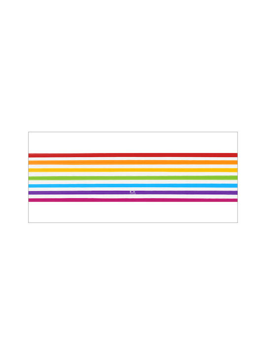 Kdk Proud Scarf Alb Rainbow Stripes Unisex