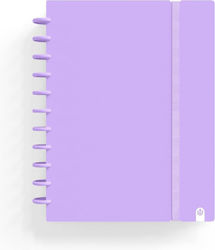 Carchivo Notepad Ingeniox A4 Reprintable Leaves Purple Pastel Carchivo