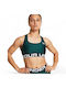 Under Armour Authentics Mid Women's Bra without Padding Green