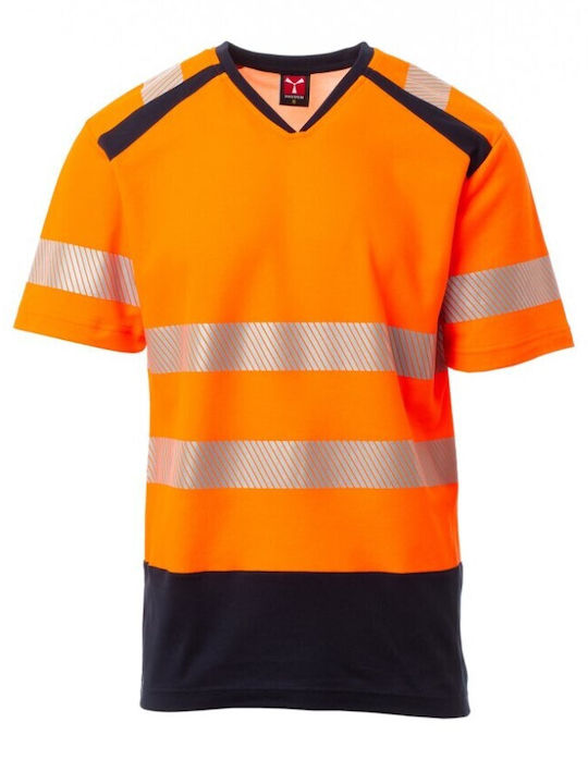 Payper Way T-Shirt Εργασίας Πορτοκαλί